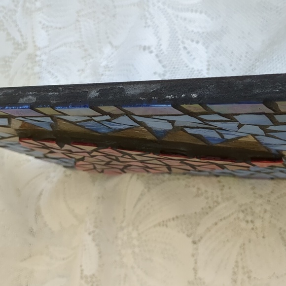 Artisan Mosaic Tile Stained Glass Wall Hanging Plaque - Picture 9 of 9